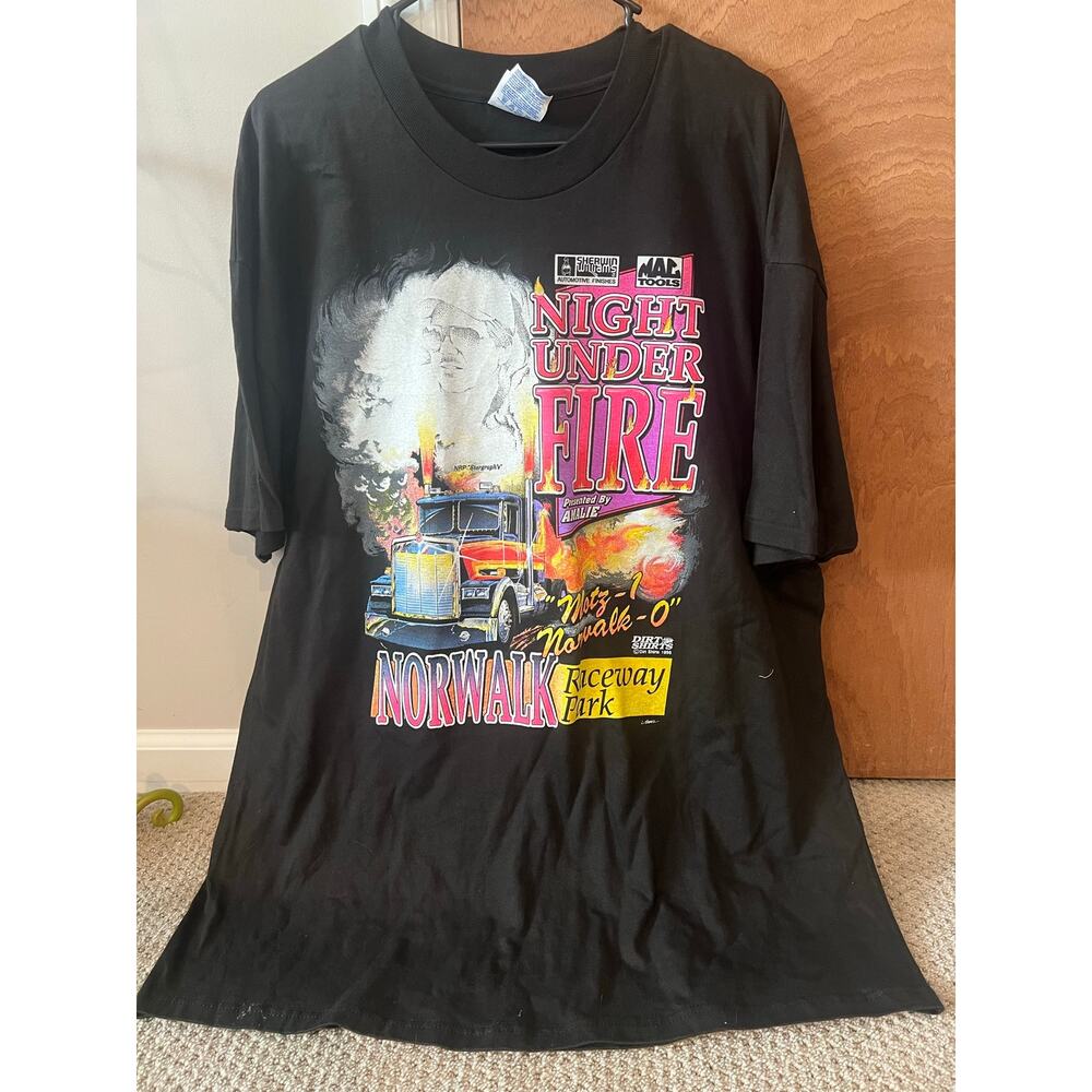 Vintage 1996 Norwalk Raceway Park T-Shirt